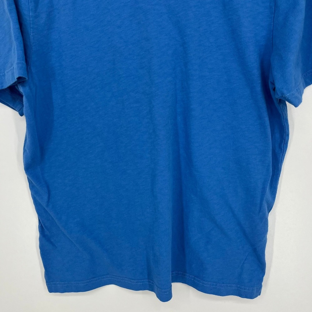 Tommy Bahama Mens Blue Slub Cotton Pocket T-Shirt Size M Marlin Logo Tee - Picture 13 of 14